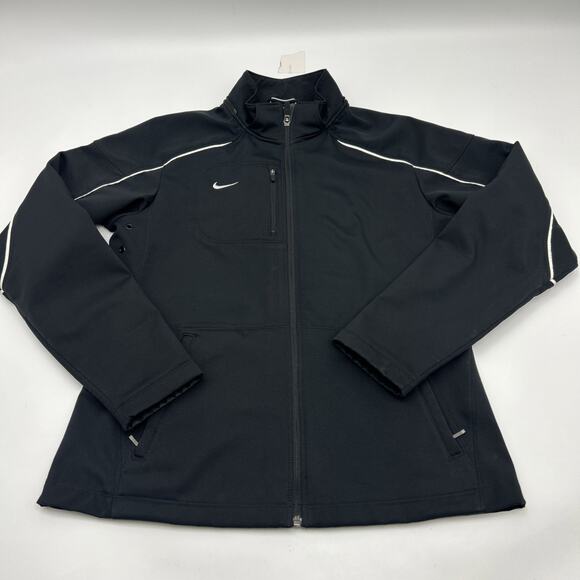 Nike Jackets & Blazers - Lipscomb University Jacket Women’s Size MEDIUM Black Full ZIP